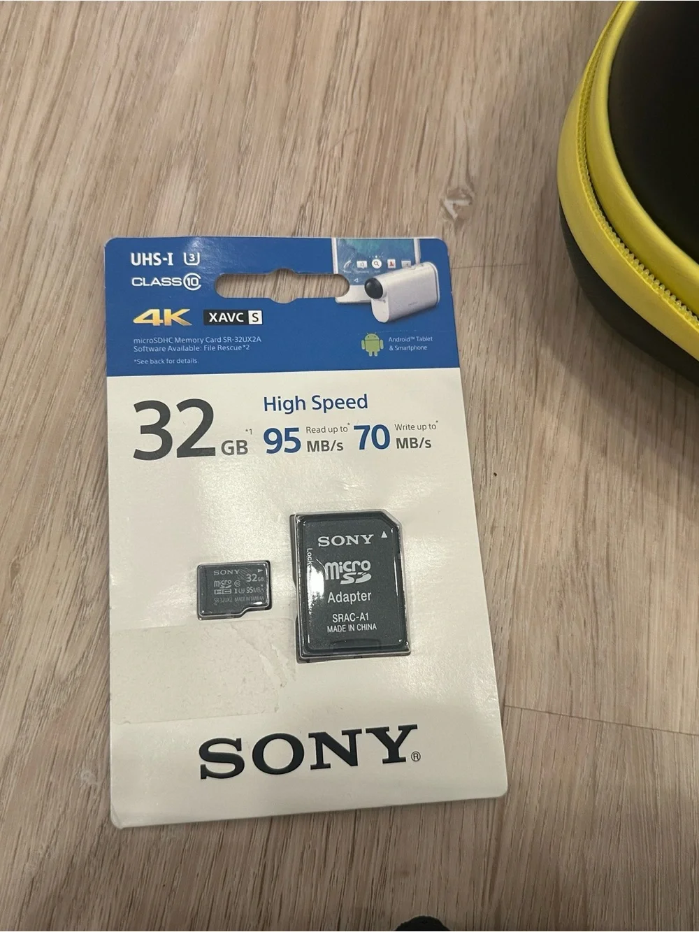 Sony White 4K Compact Action Camera